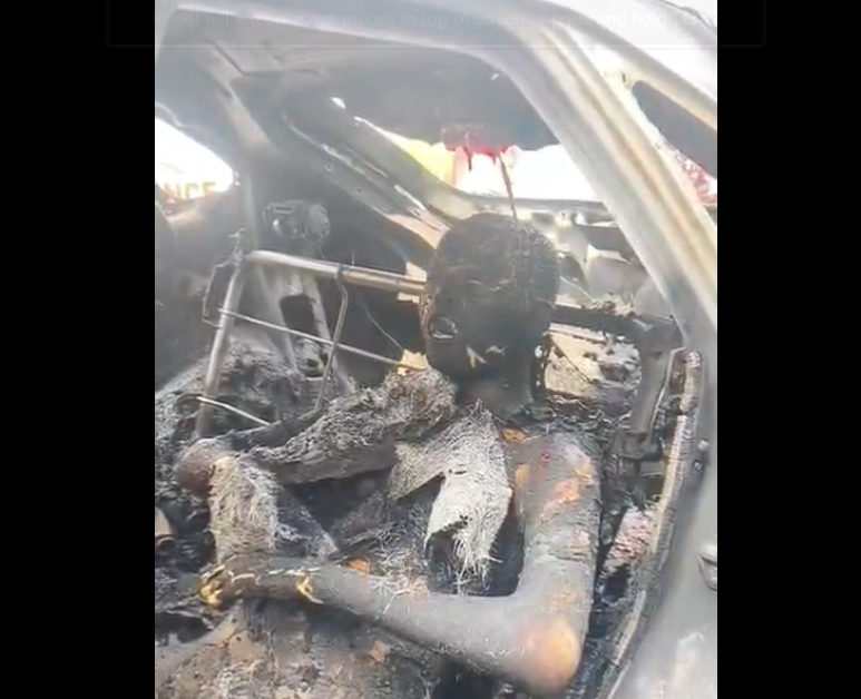 Car Catches Fire in Guntur, One Man Dies After Being Trapped Inside